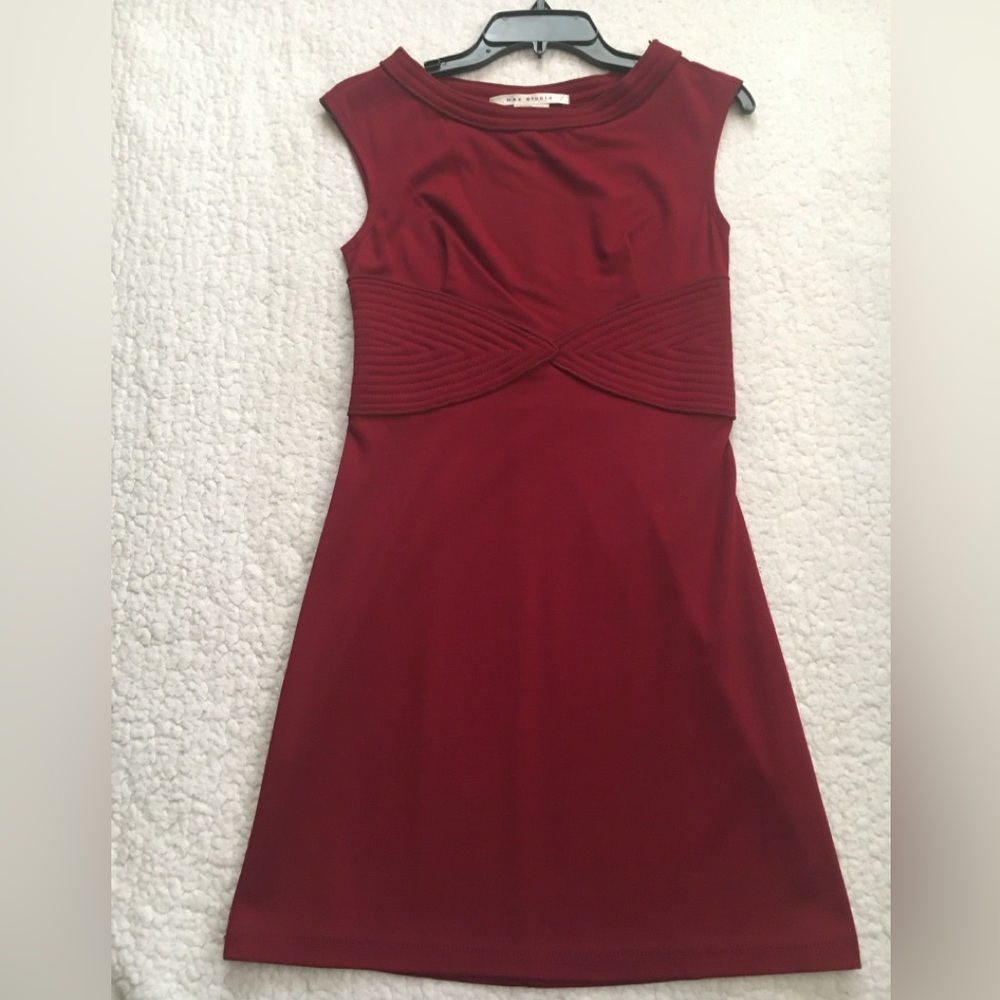 Max Studio Red Burgundy Dress
